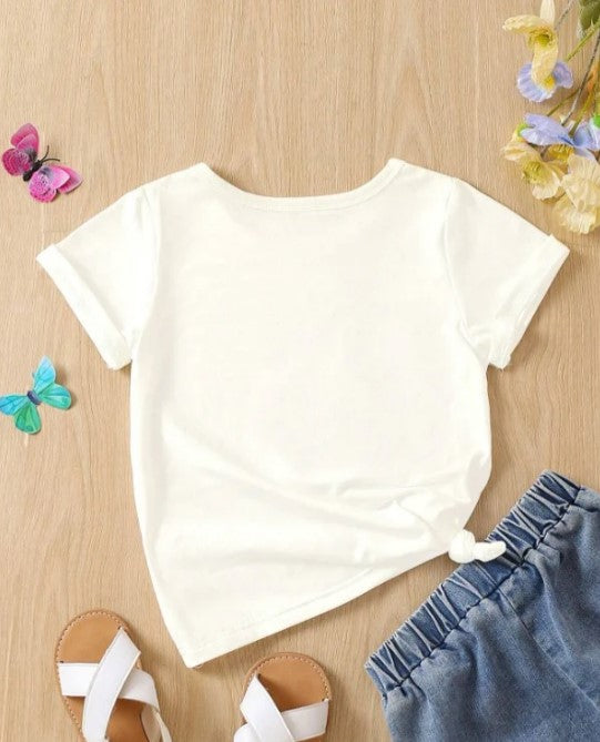 Adorable Bunny Graphic T-Shirt